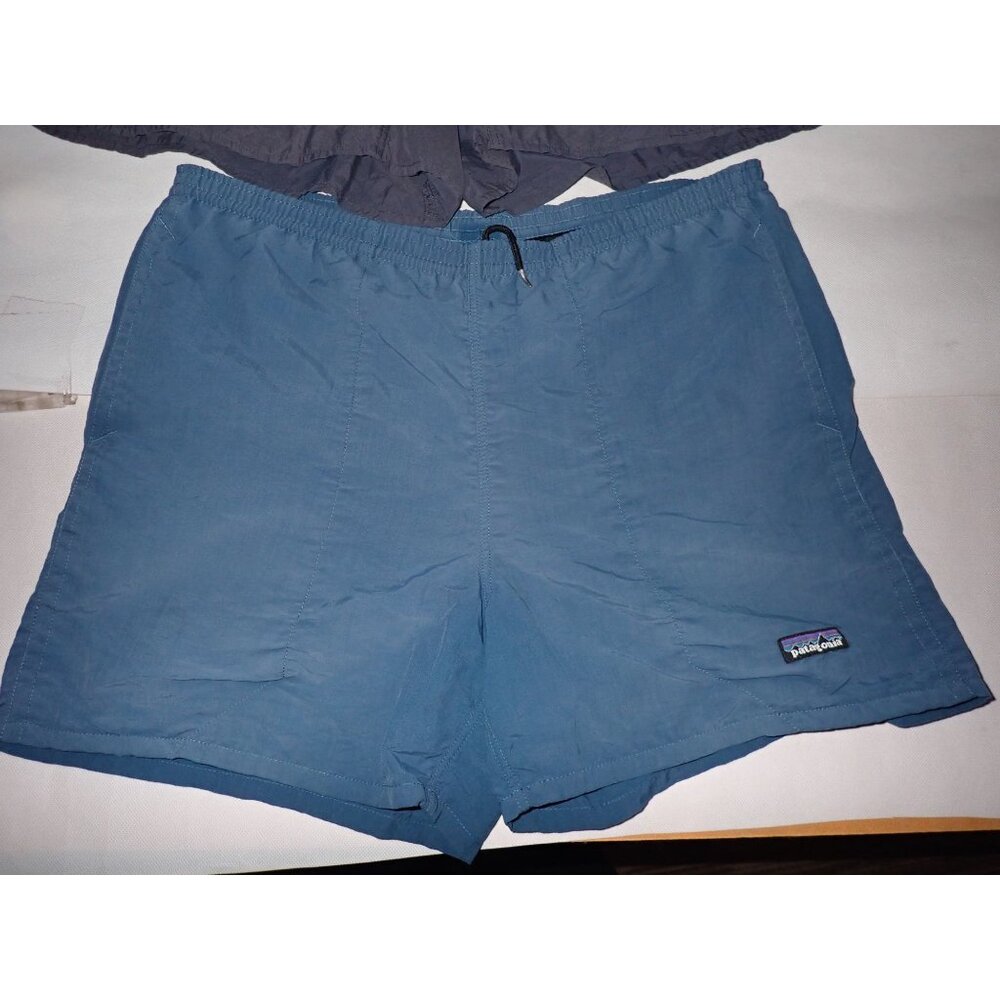 Lot Vintage Patagonia Mens M Swim Shorts Lined Blue Gray Nylon Gorpcore Trail - Picture 2 of 11